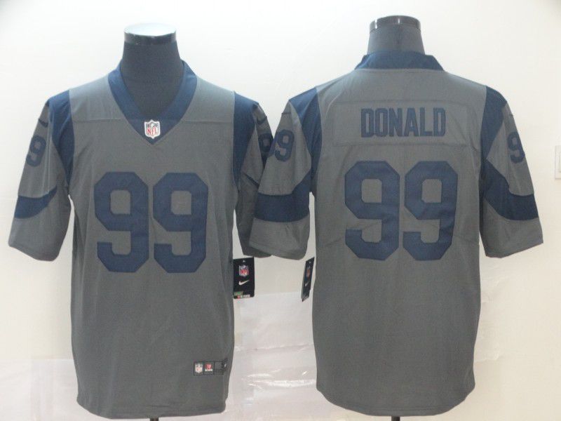 Men Los Angeles Rams #99 Donald Grey Nike Vapor Untouchable Limited NFL Jersey->los angeles rams->NFL Jersey